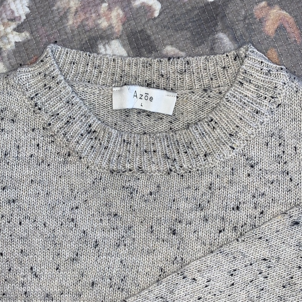 Women's Gray Sweater by LNA - Picture 3 of 6